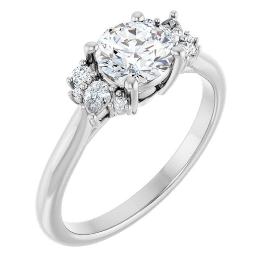 Accented Engagement Ring