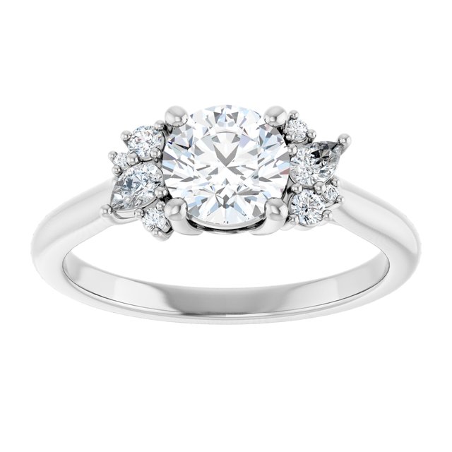 Accented Engagement Ring