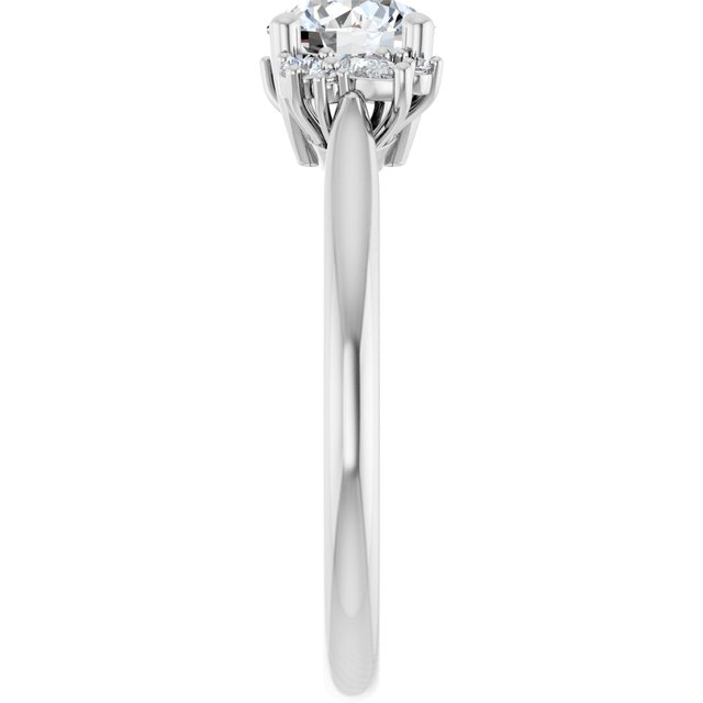 Accented Engagement Ring