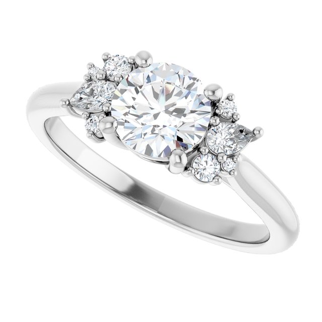 Accented Engagement Ring