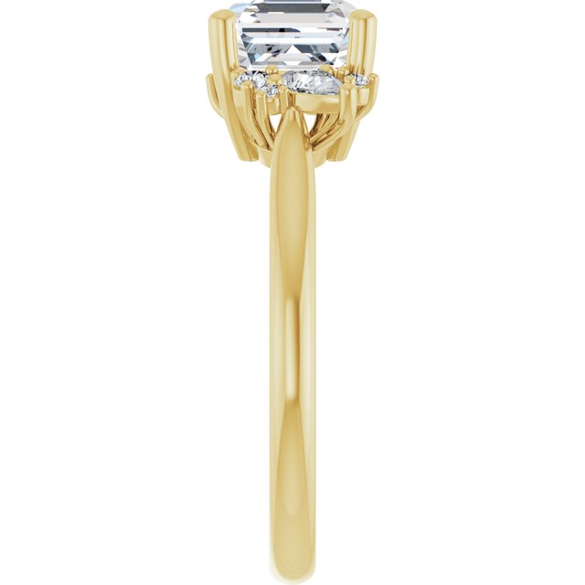 Accented Engagement Ring