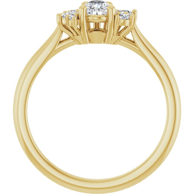 Accented Engagement Ring