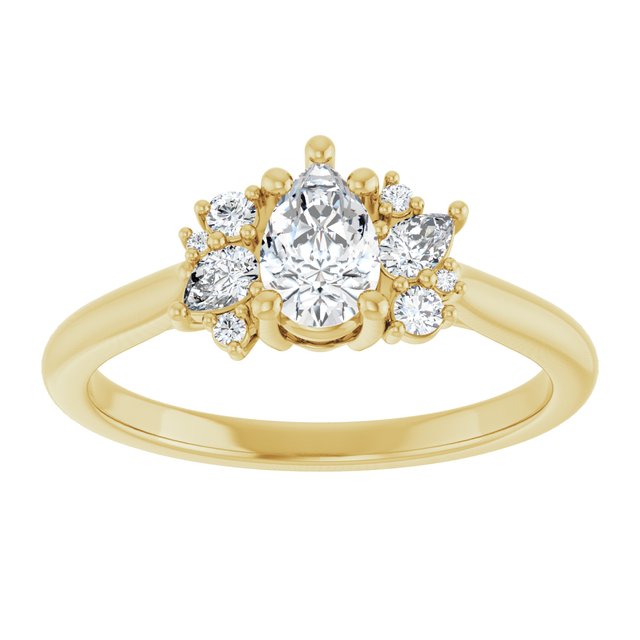 Accented Engagement Ring