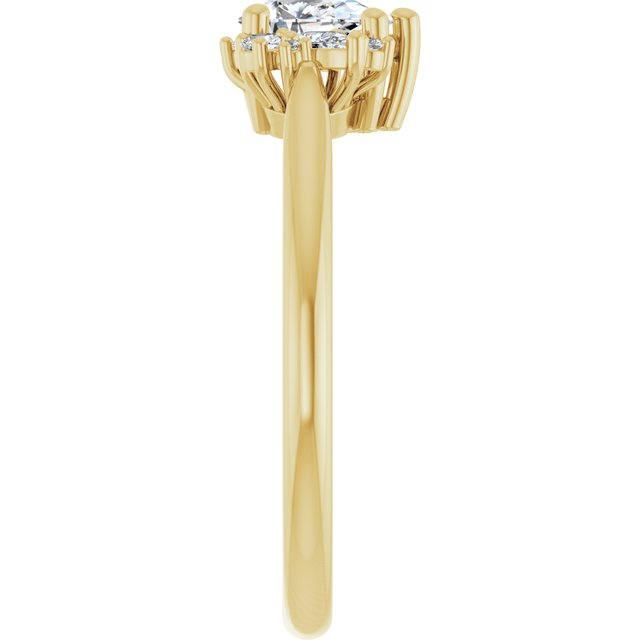 Accented Engagement Ring