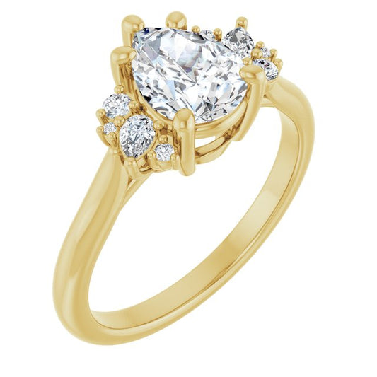 Accented Engagement Ring