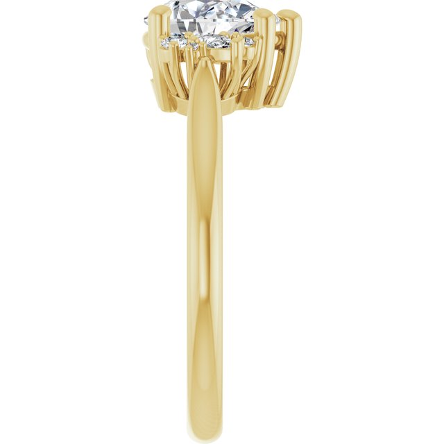 Accented Engagement Ring