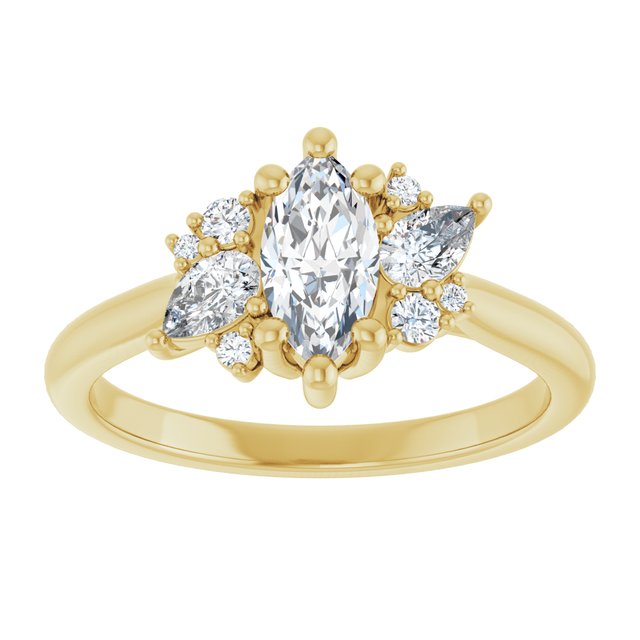 Accented Engagement Ring