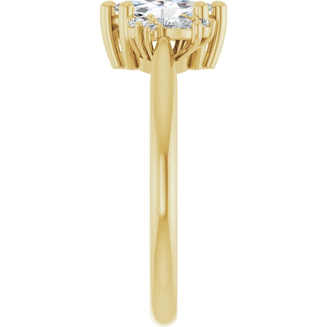 Accented Engagement Ring