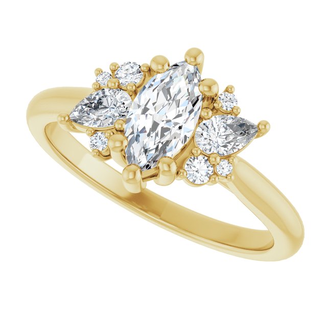 Accented Engagement Ring