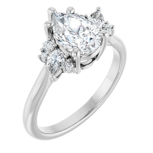 Accented Engagement Ring