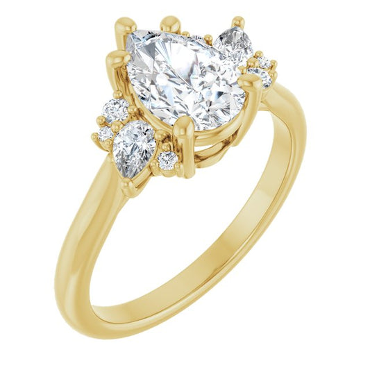 Accented Engagement Ring