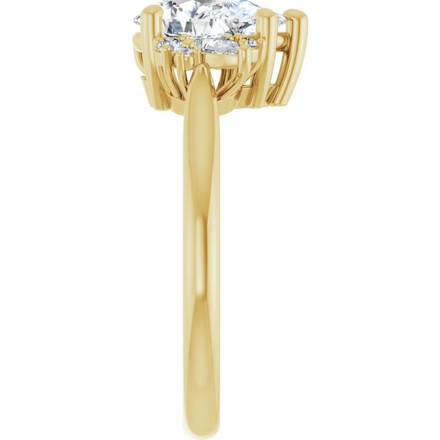 Accented Engagement Ring