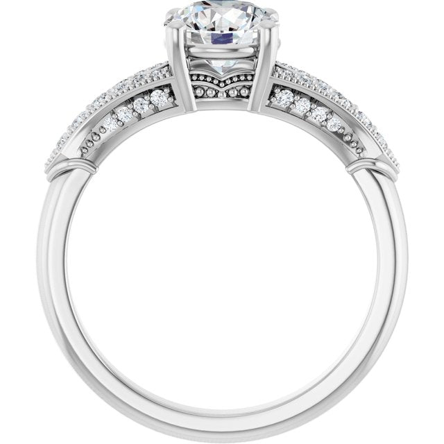 Accented Engagement Ring