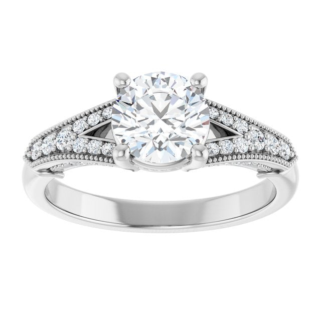 Accented Engagement Ring