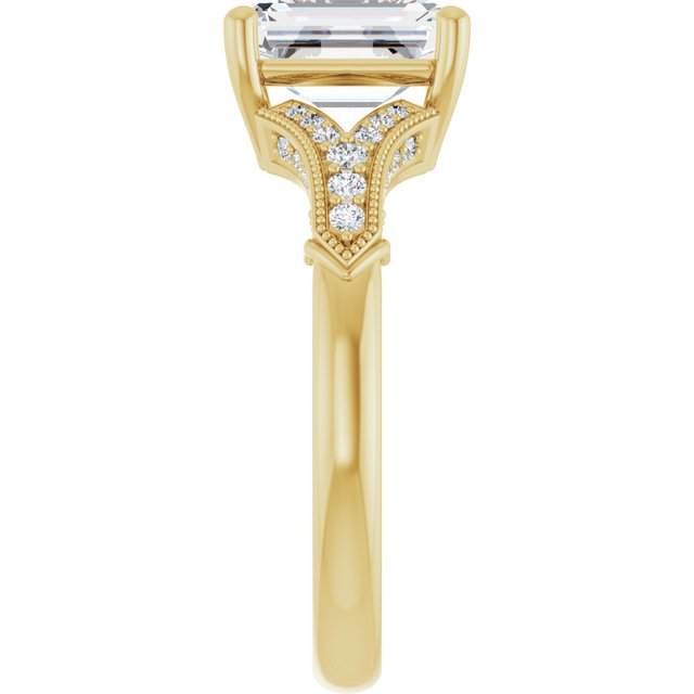 Accented Engagement Ring