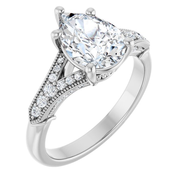 Accented Engagement Ring