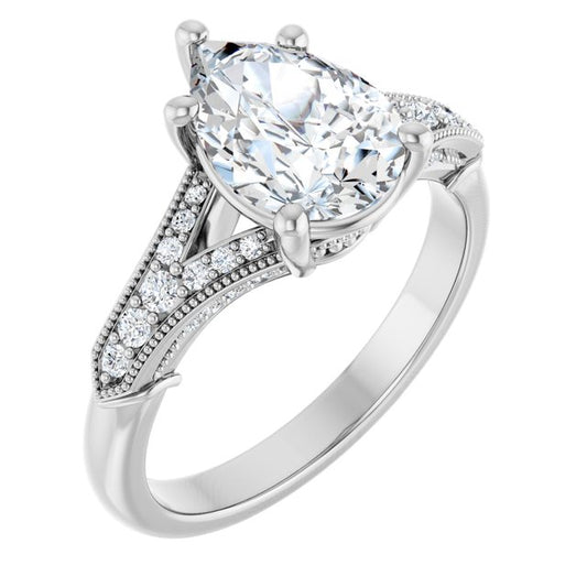 Accented Engagement Ring