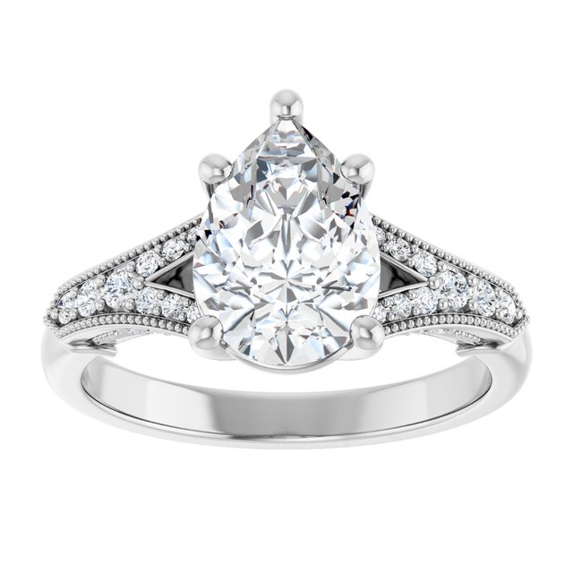 Accented Engagement Ring