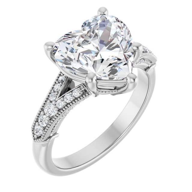 Accented Engagement Ring