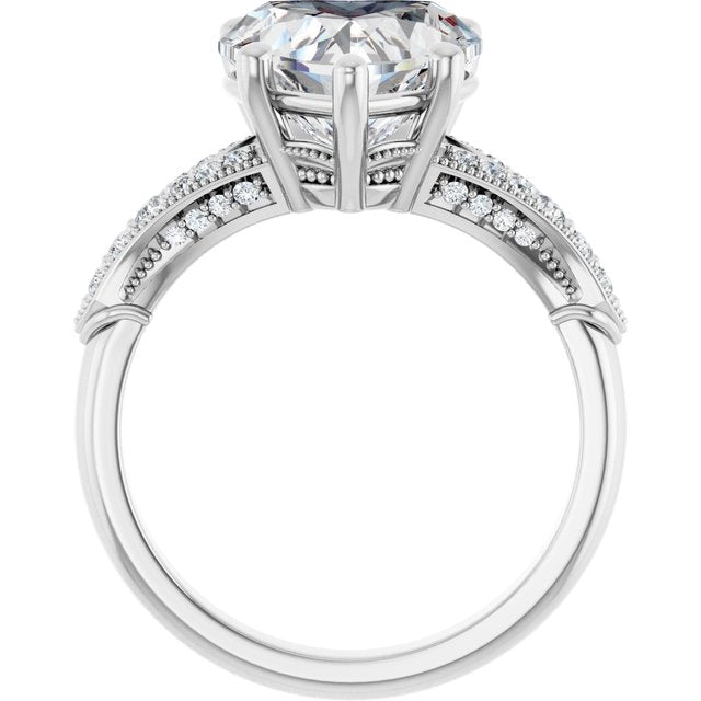 Accented Engagement Ring