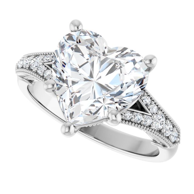 Accented Engagement Ring