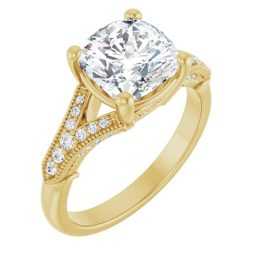 Accented Engagement Ring