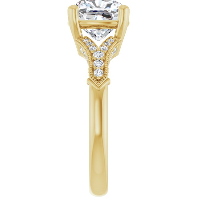 Accented Engagement Ring