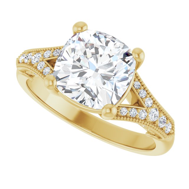 Accented Engagement Ring