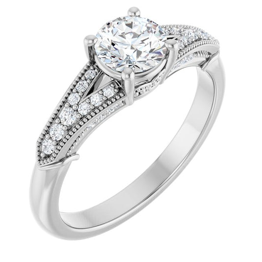 Accented Engagement Ring