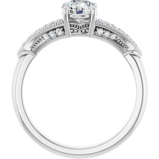 Accented Engagement Ring
