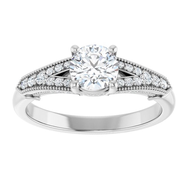 Accented Engagement Ring