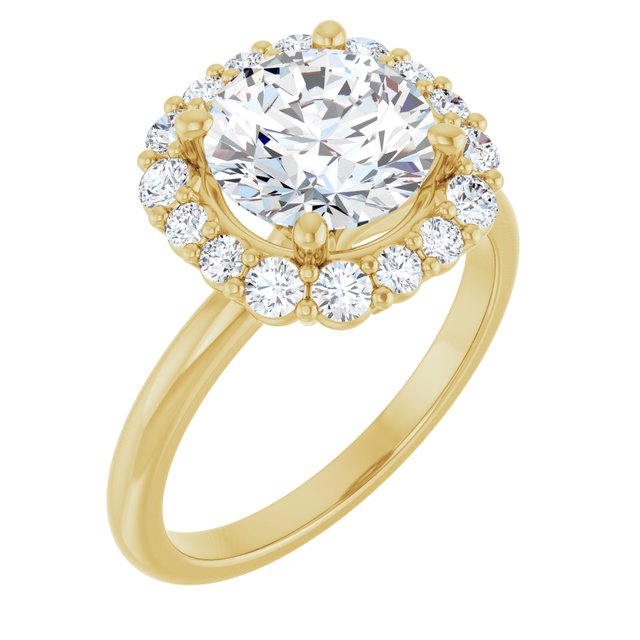 Halo-Style Engagement Ring
