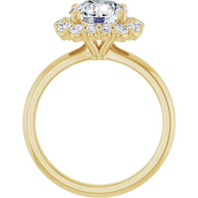 Halo-Style Engagement Ring