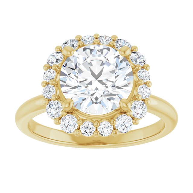 Halo-Style Engagement Ring