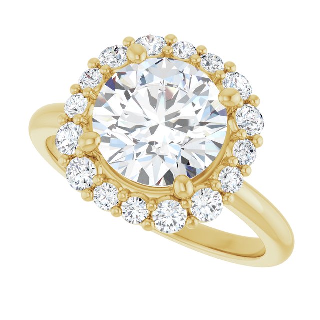 Halo-Style Engagement Ring