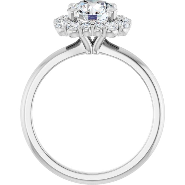 Halo-Style Engagement Ring