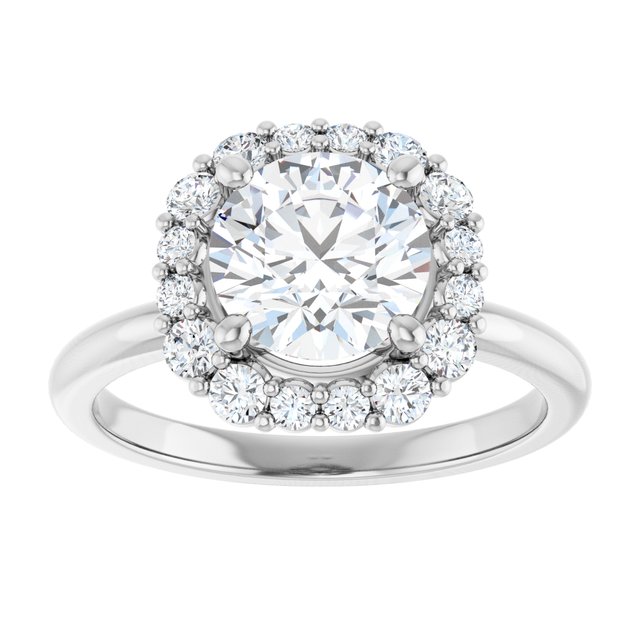 Halo-Style Engagement Ring