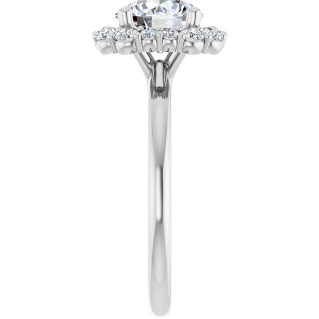 Halo-Style Engagement Ring