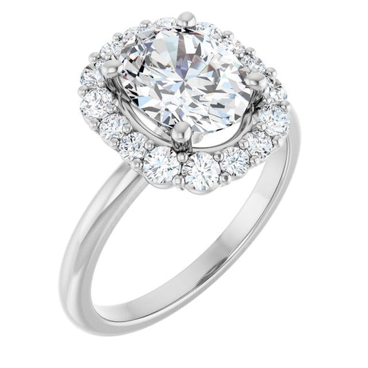 Halo-Style Engagement Ring