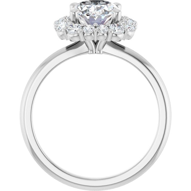 Halo-Style Engagement Ring