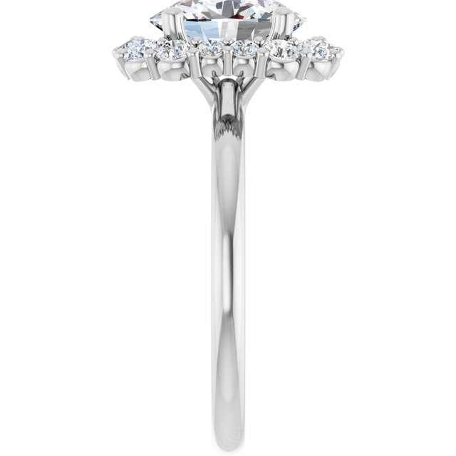 Halo-Style Engagement Ring