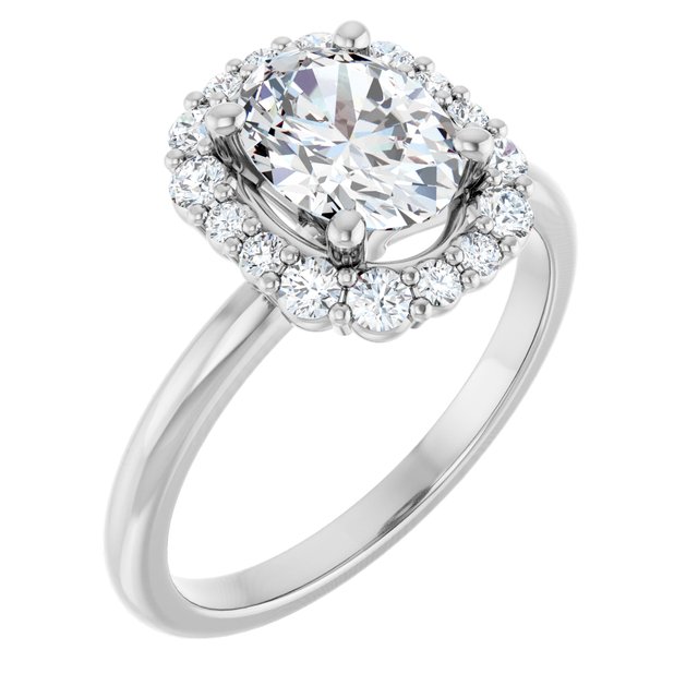Halo-Style Engagement Ring