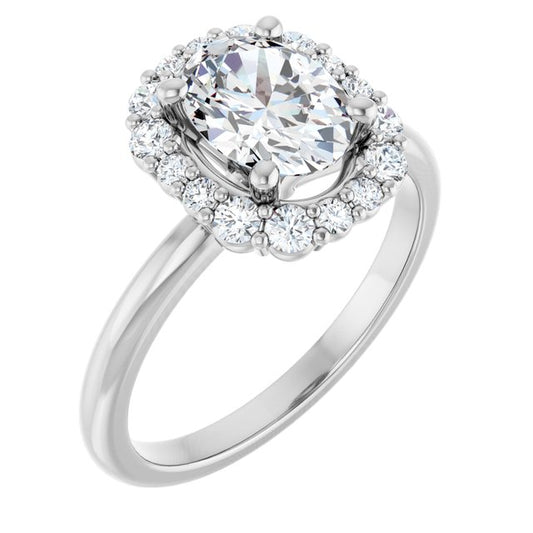 Halo-Style Engagement Ring