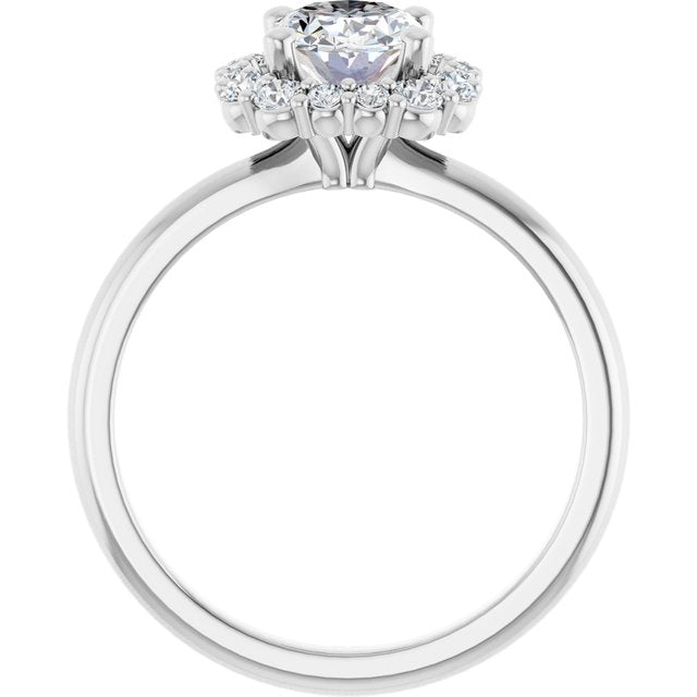 Halo-Style Engagement Ring