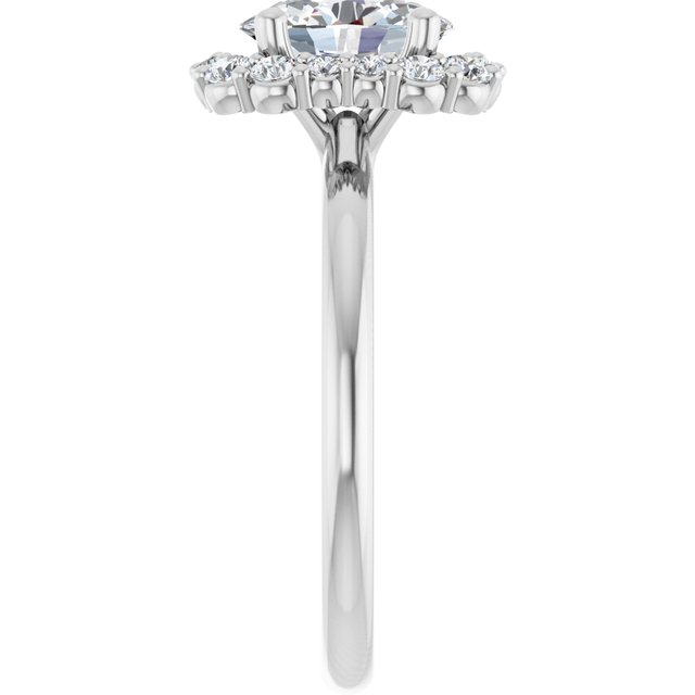 Halo-Style Engagement Ring