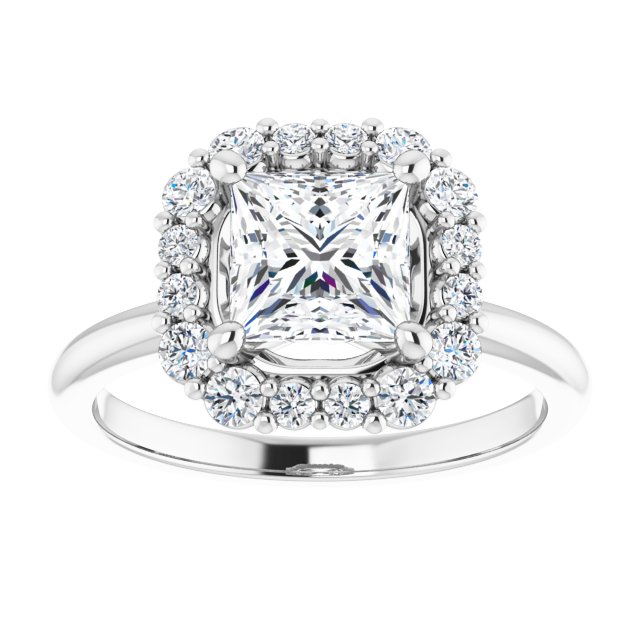 Halo-Style Engagement Ring