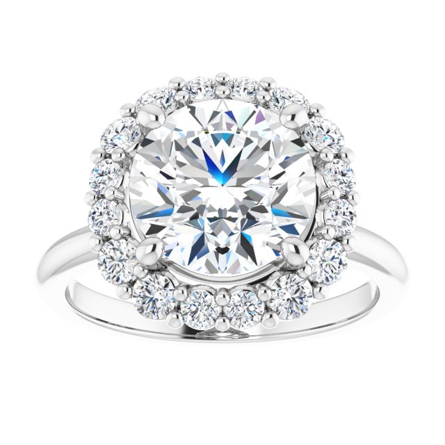 Halo-Style Engagement Ring