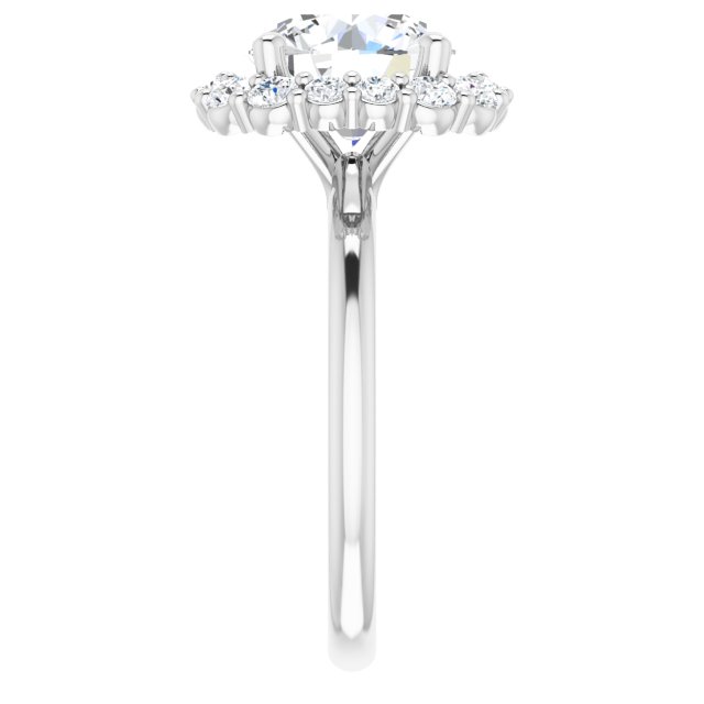 Halo-Style Engagement Ring