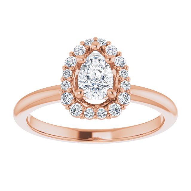 Halo-Style Engagement Ring