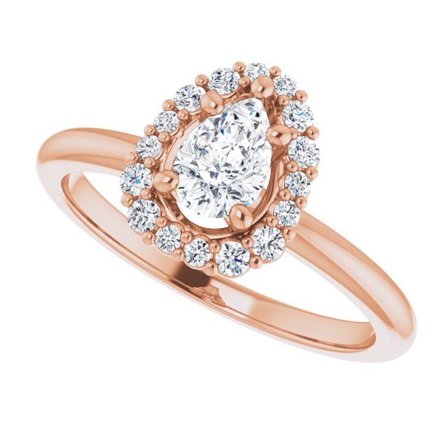 Halo-Style Engagement Ring